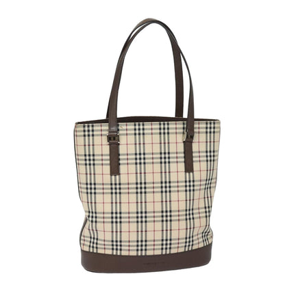 Burberry Nova Auth Canvas Beige Tote Bag Style 5