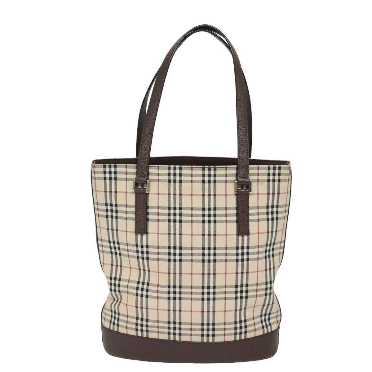Burberry Nova Auth Canvas Beige Tote Bag Style 5