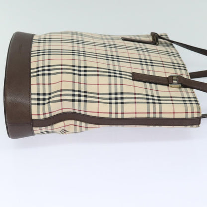 Burberry Nova Auth Canvas Beige Tote Bag Style 5