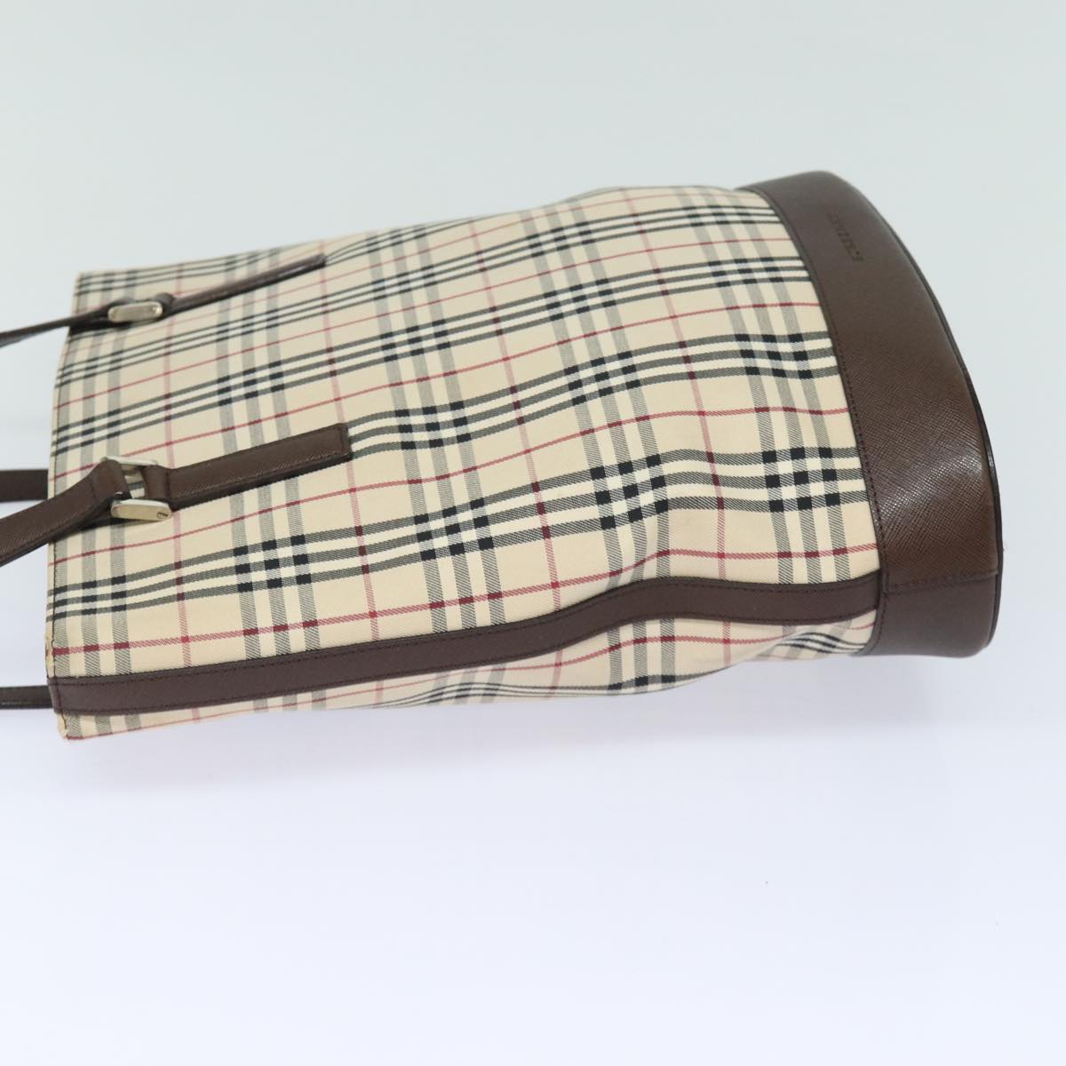Burberry Nova Auth Canvas Beige Tote Bag Style 5