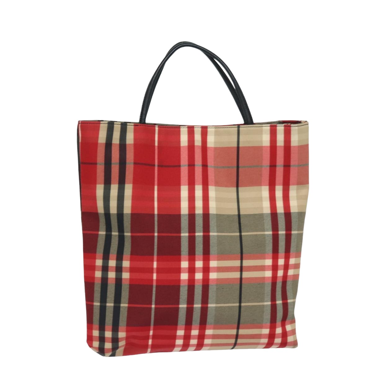 Burberry Nova Auth Canvas Red Handbag Style 2