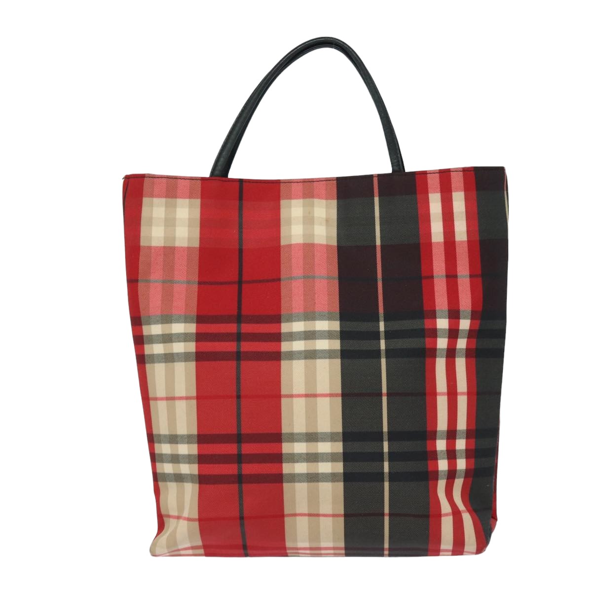 Burberry Nova Auth Canvas Red Handbag Style 2