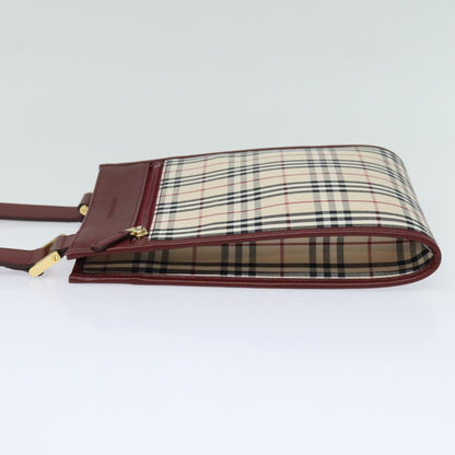 Burberry Nova Auth Canvas Beige Shoulder Bag Style 5