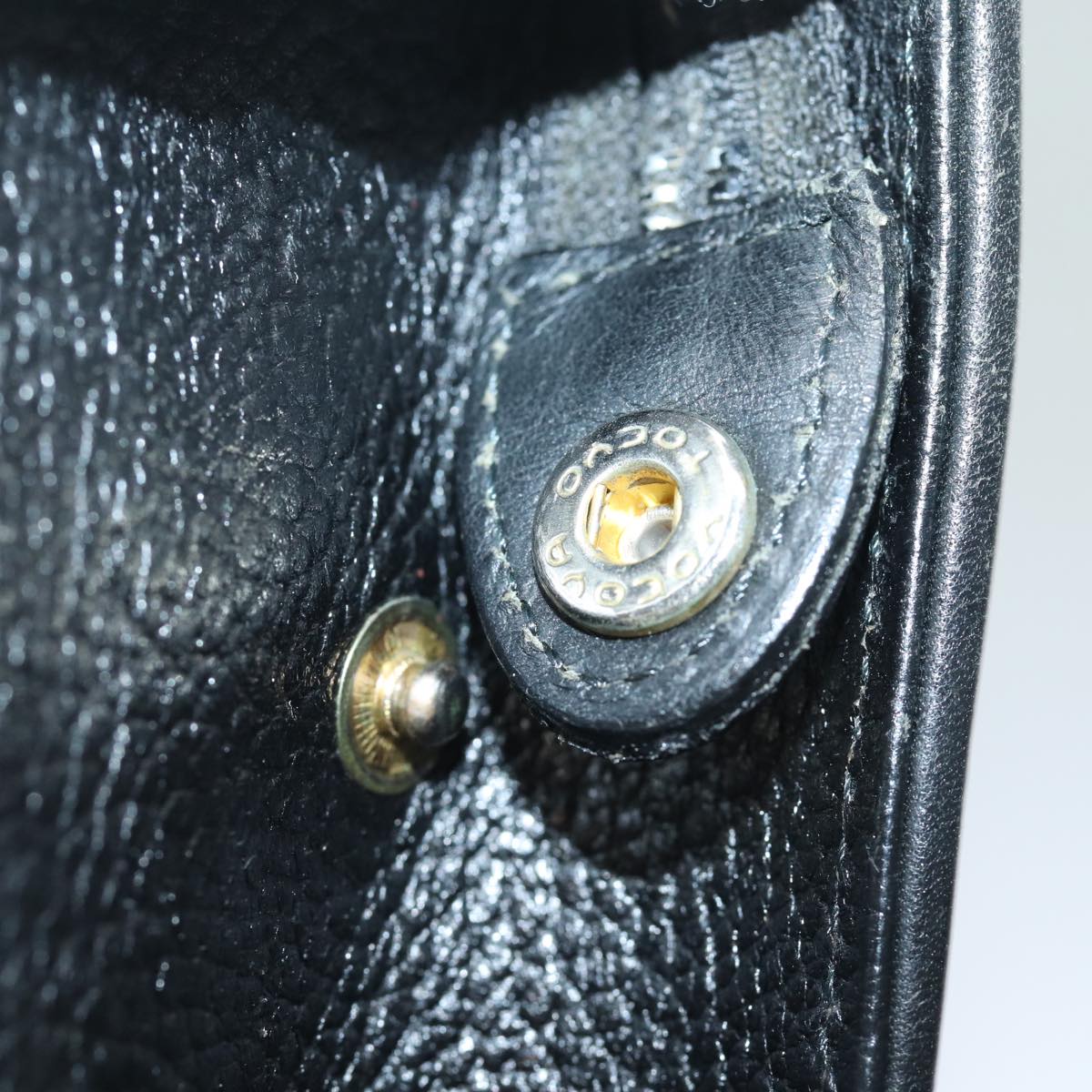 Burberry BurberrySs Auth Leather Black Clutch Bag Style 6
