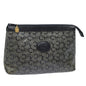 Luxury CELINE C Macadam Canvas Pouch Black 15889