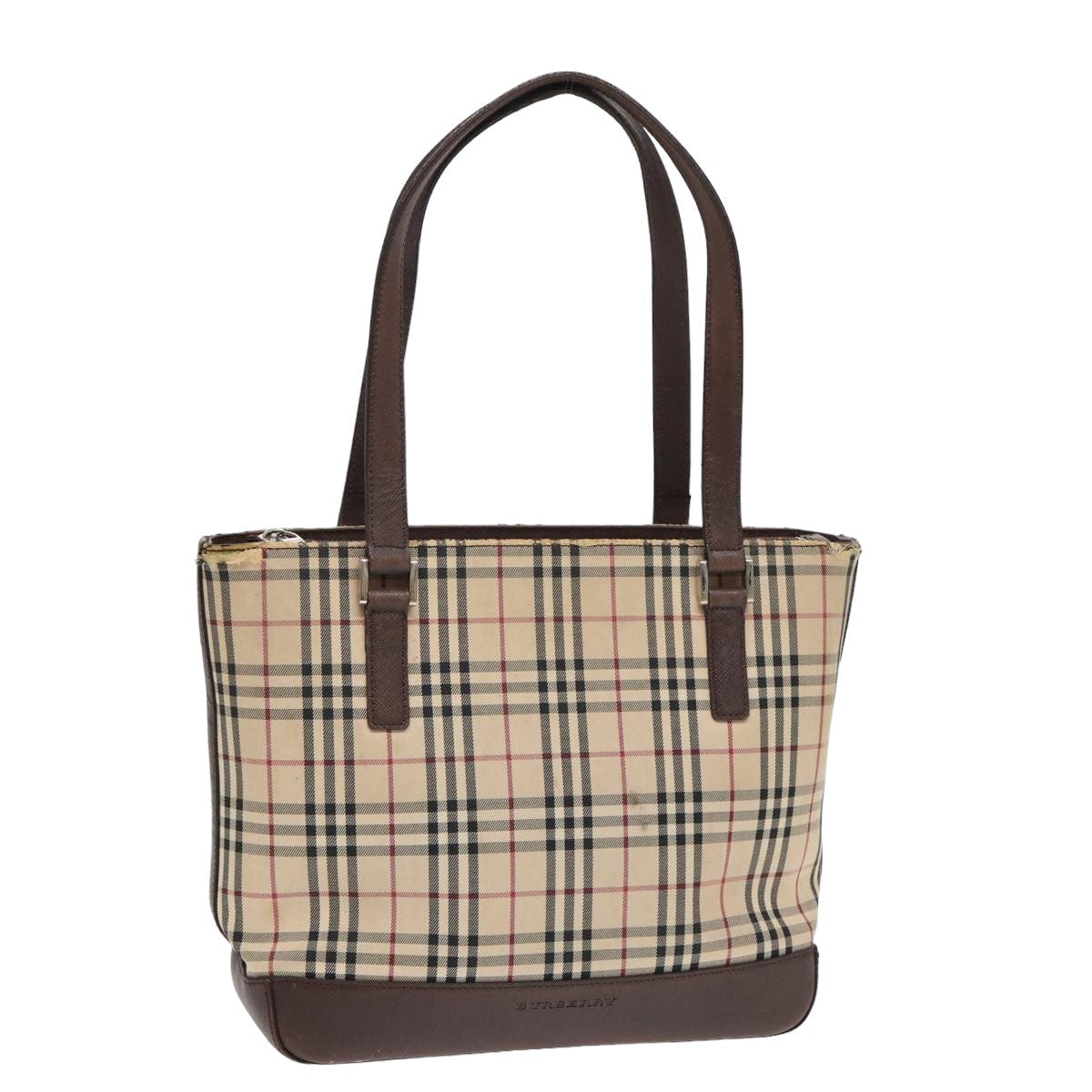 Burberry Nova Auth Canvas Beige Tote Bag Style 11
