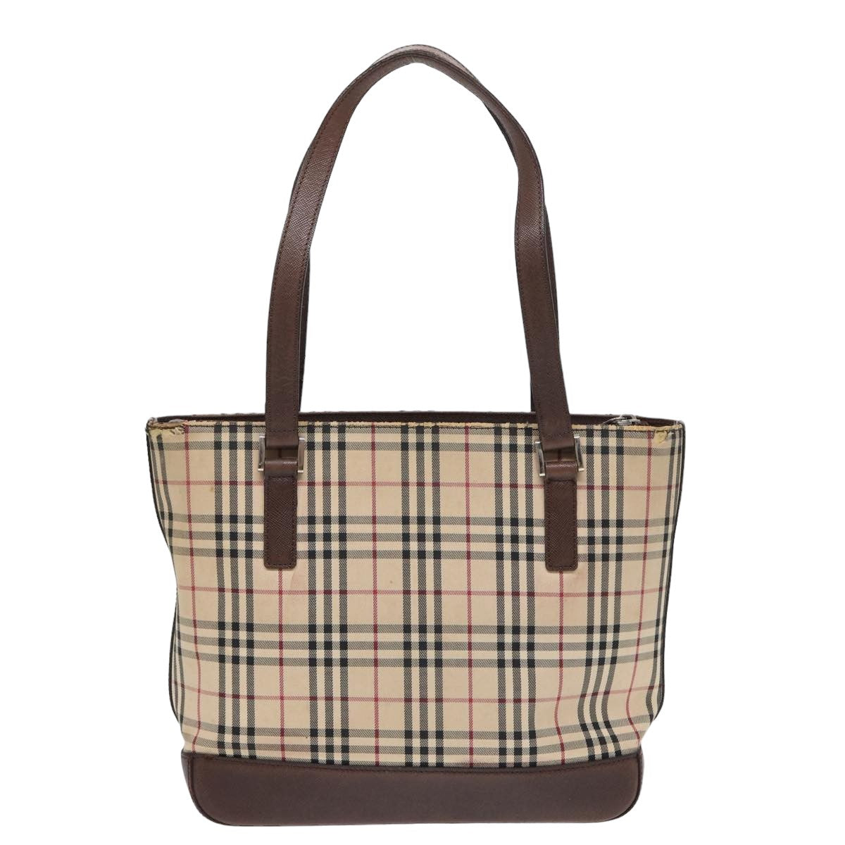 Burberry Nova Auth Canvas Beige Tote Bag Style 11