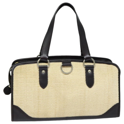 Burberry Straw Auth Beige Tote Bag