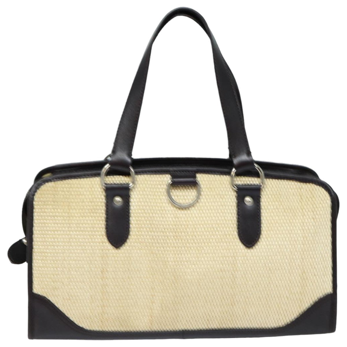 Burberry Straw Auth Beige Tote Bag