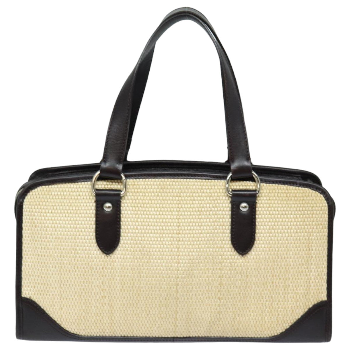 Burberry Straw Auth Beige Tote Bag