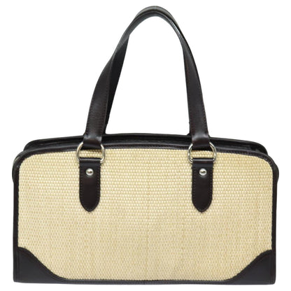 Burberry Straw Auth Beige Tote Bag