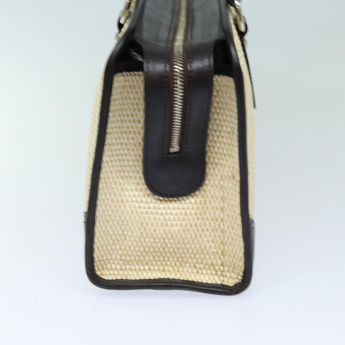 Burberry Straw Auth Beige Tote Bag
