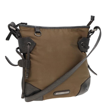 Burberry Auth Nylon Beige Shoulder Bag