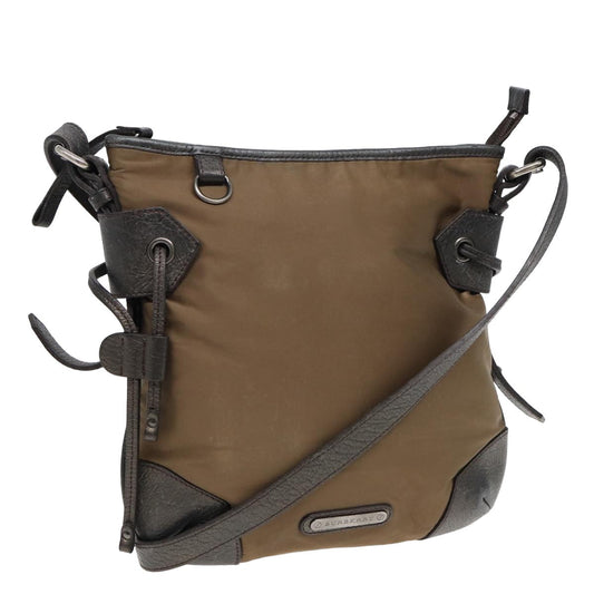 Burberry Auth Nylon Beige Shoulder Bag