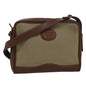 Luxury BurberrySs Shoulder Bag Canvas Leather Beige Auth bs16124
