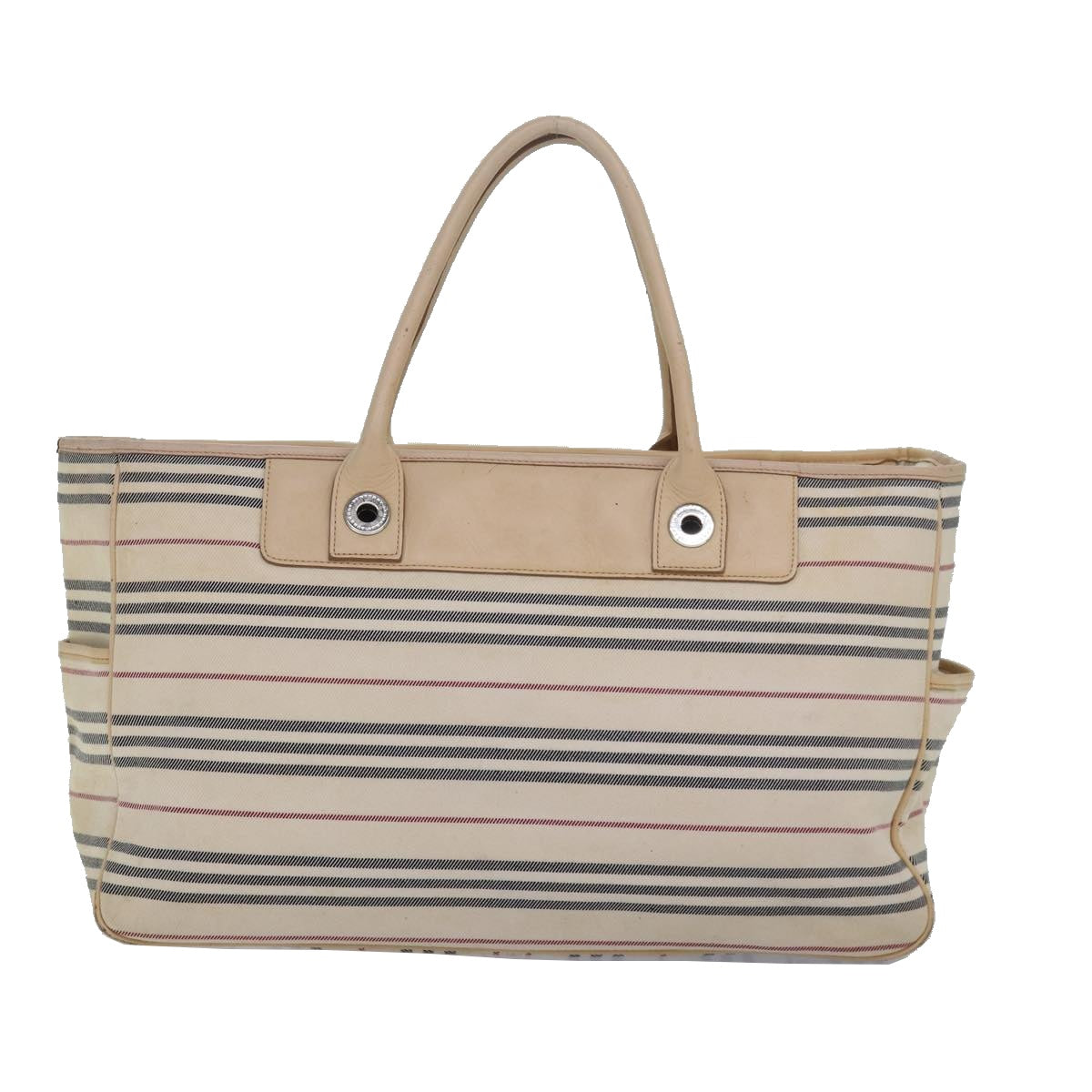 Burberry Nova Auth Canvas Beige Handbag Style 8