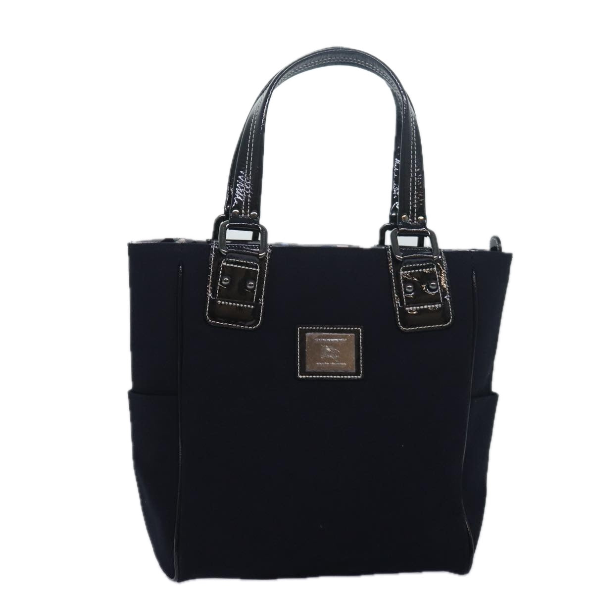 Burberry Auth Canvas Black Tote Bag