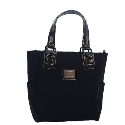 Burberry Auth Canvas Black Tote Bag
