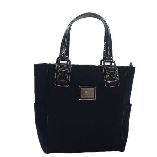 Burberry Auth Canvas Black Tote Bag