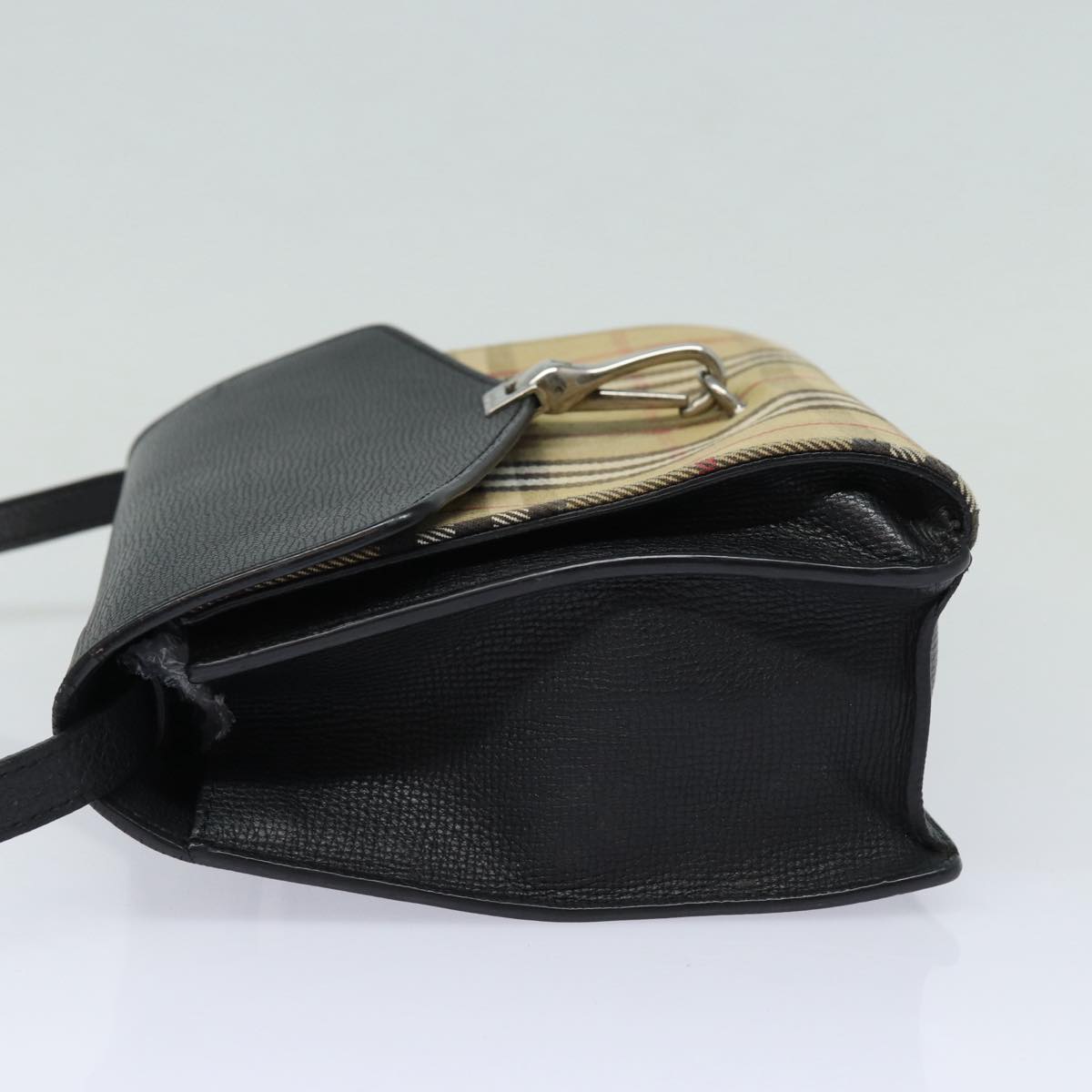 Burberry Nova Auth Leather Black Shoulder Bag Style 2