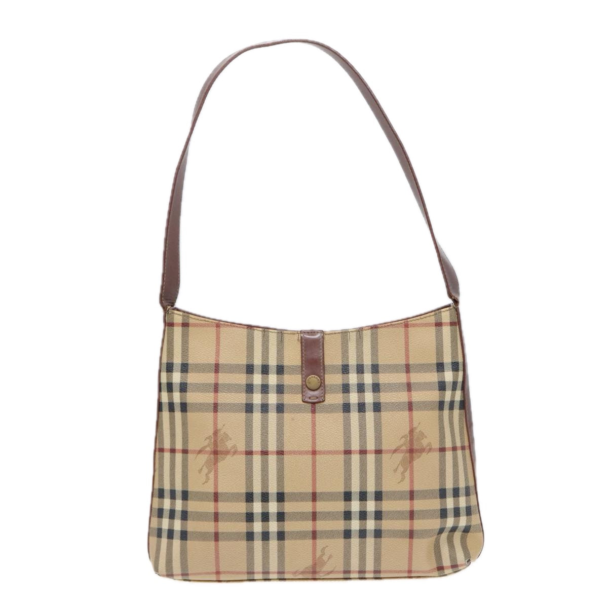 Burberry Nova Auth Canvas Beige Shoulder Bag Style 6