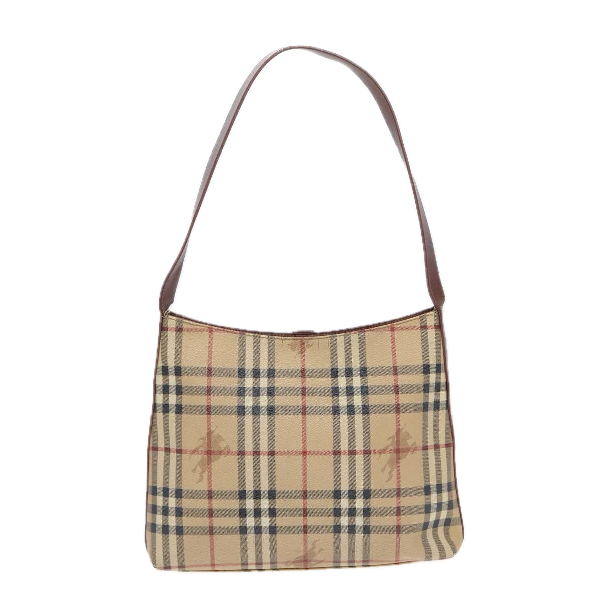 Burberry Nova Auth Canvas Beige Shoulder Bag Style 6
