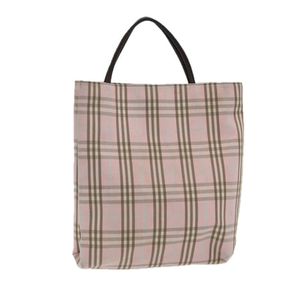 Burberry Nova Auth Nylon Pink Handbag