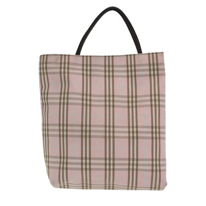 Burberry Nova Auth Nylon Pink Handbag