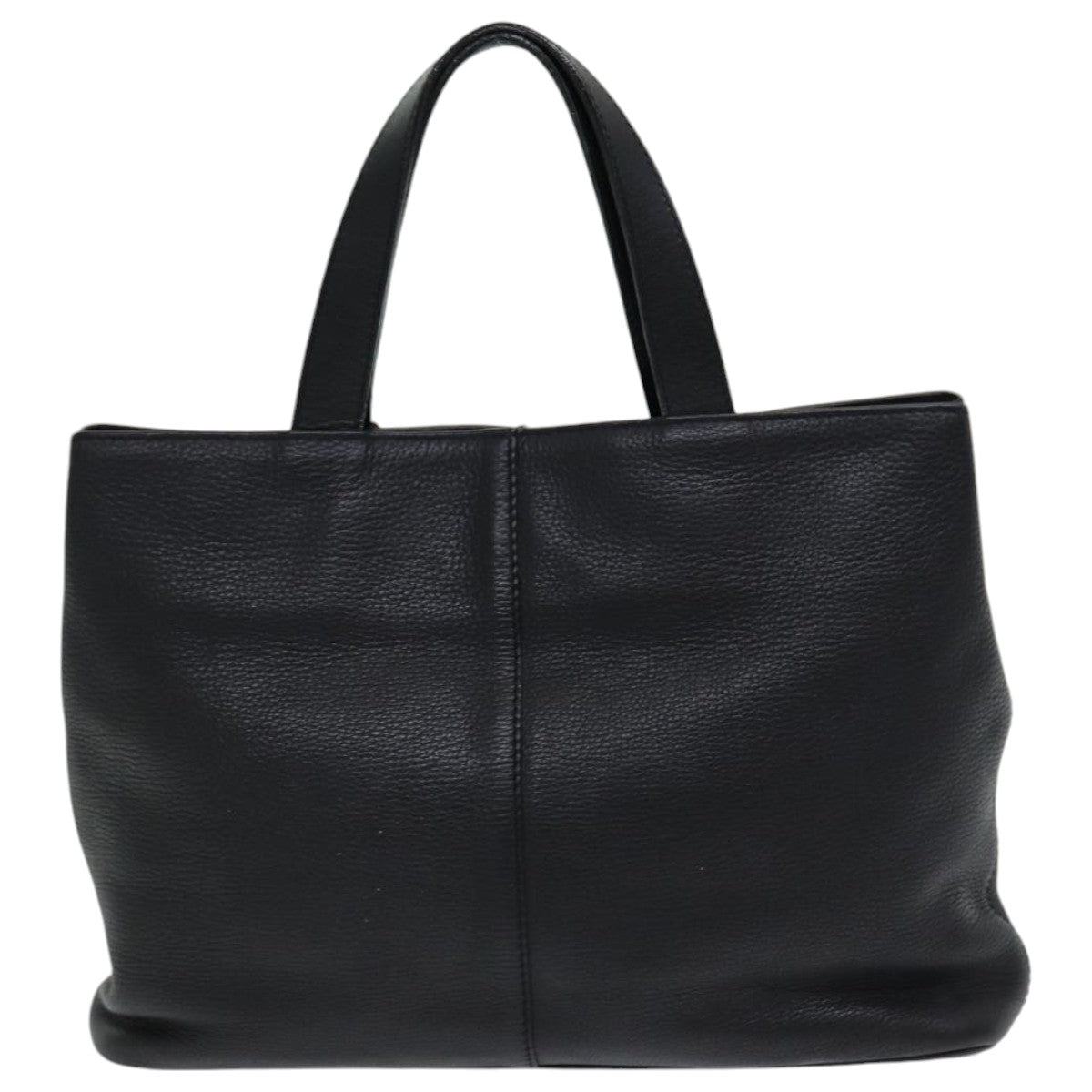 Burberry BurberrySs Auth Leather Black Handbag Style 4