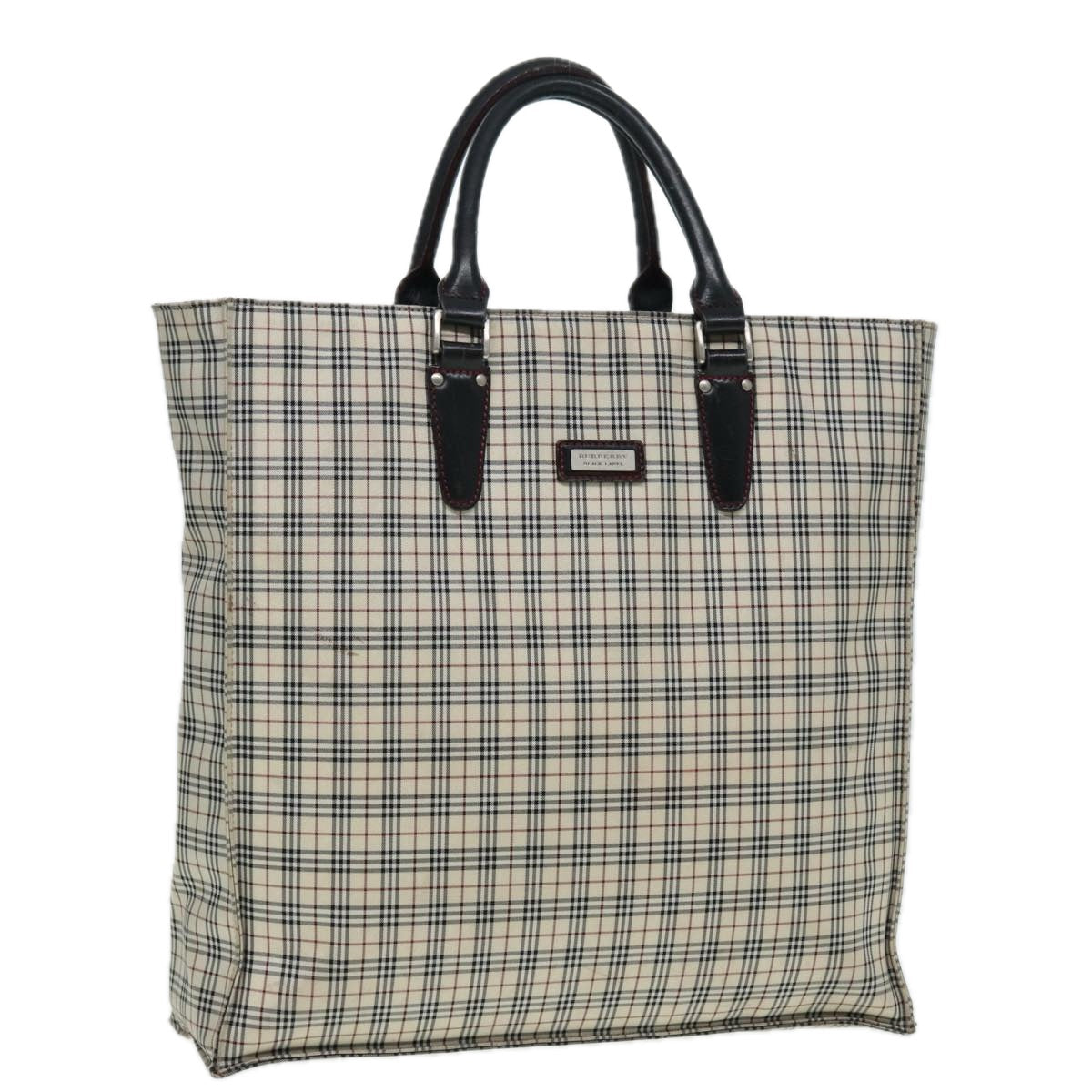 Burberry Nova Label Nylon Beige Handbag Style 12