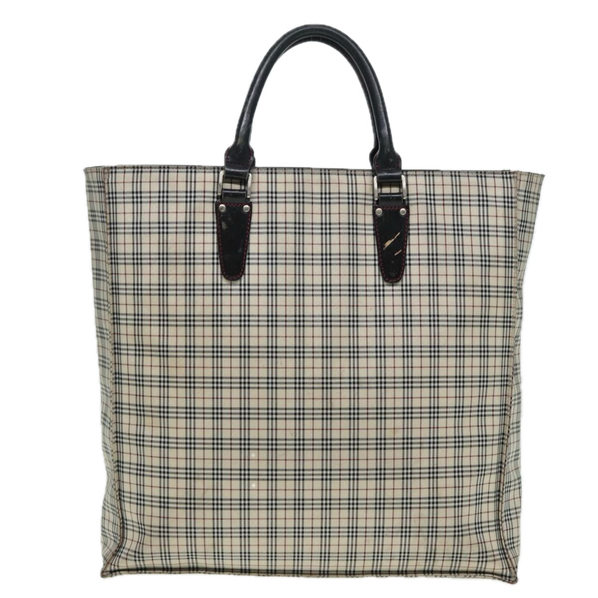 Burberry Nova Label Nylon Beige Handbag Style 12