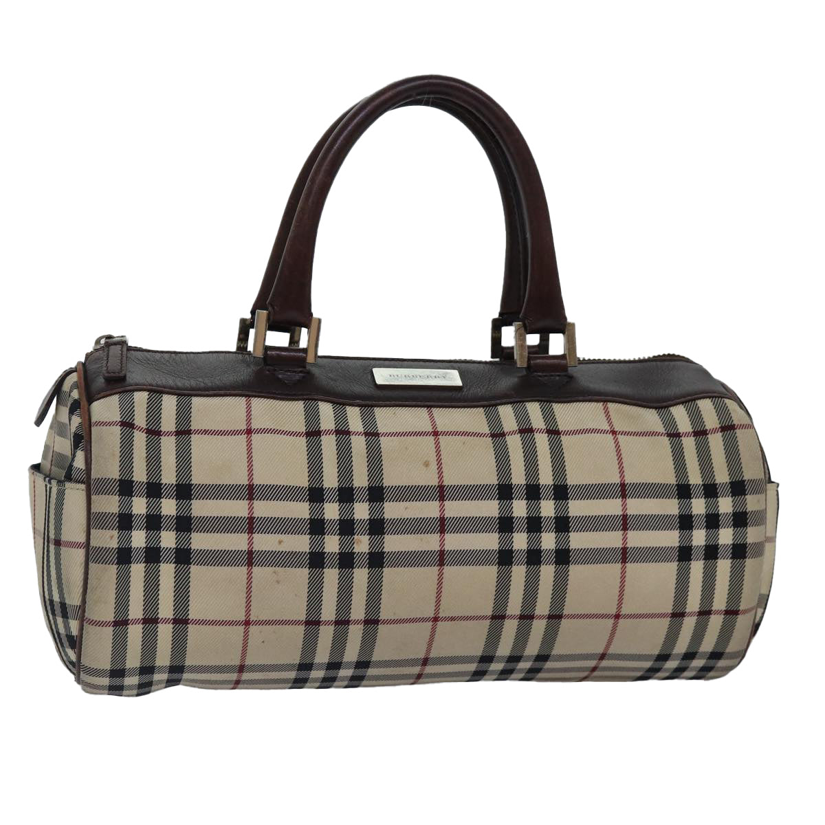 Burberry Nova Auth Canvas Beige Handbag Style 21