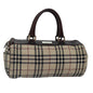 Burberry Nova Auth Canvas Beige Handbag Style 21