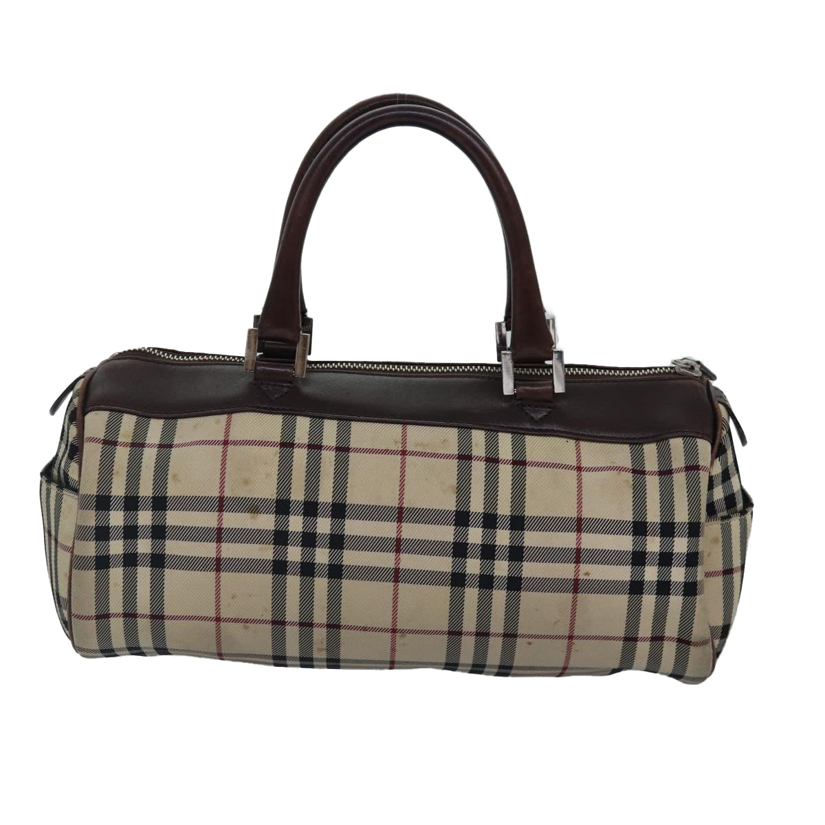Burberry Nova Auth Canvas Beige Handbag Style 21