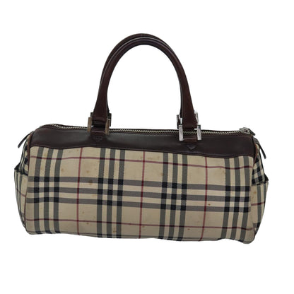 Burberry Nova Auth Canvas Beige Handbag Style 21