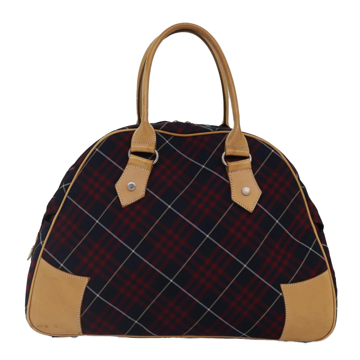 Burberry Nova Label Nylon Red Handbag