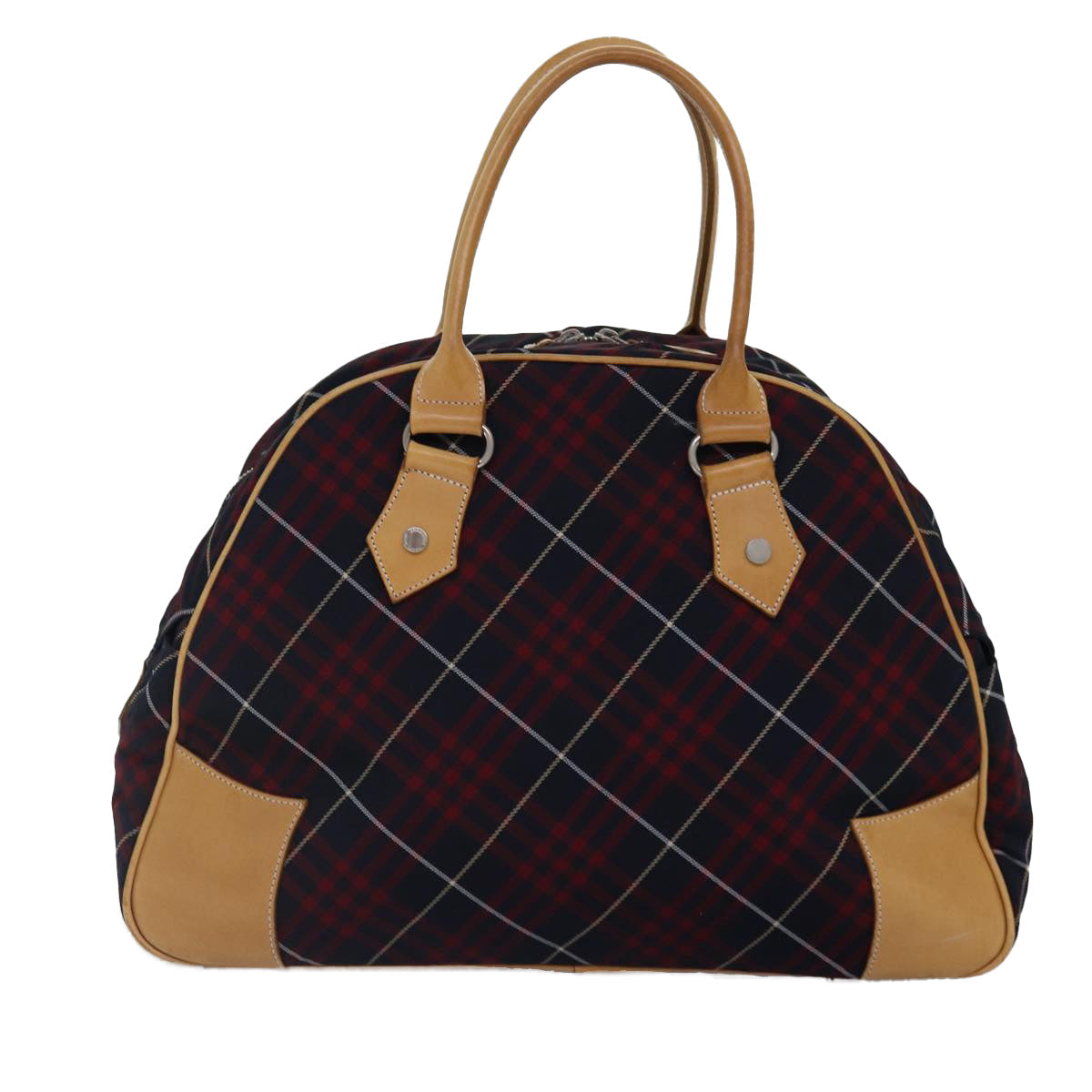 Burberry Nova Label Nylon Red Handbag