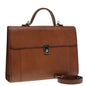Luxury BurberrySs Hand Bag Leather 2way Brown Silver Auth bs17329