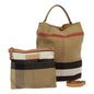 Burberry Nova Auth Canvas Beige Handbag