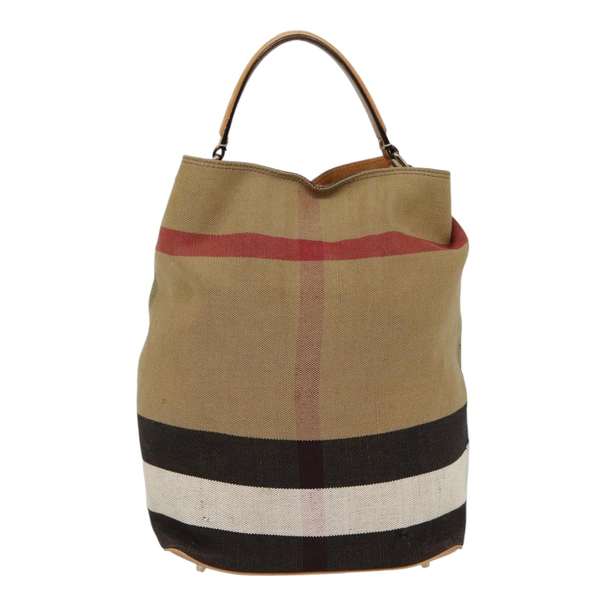 Burberry Nova Auth Canvas Beige Handbag