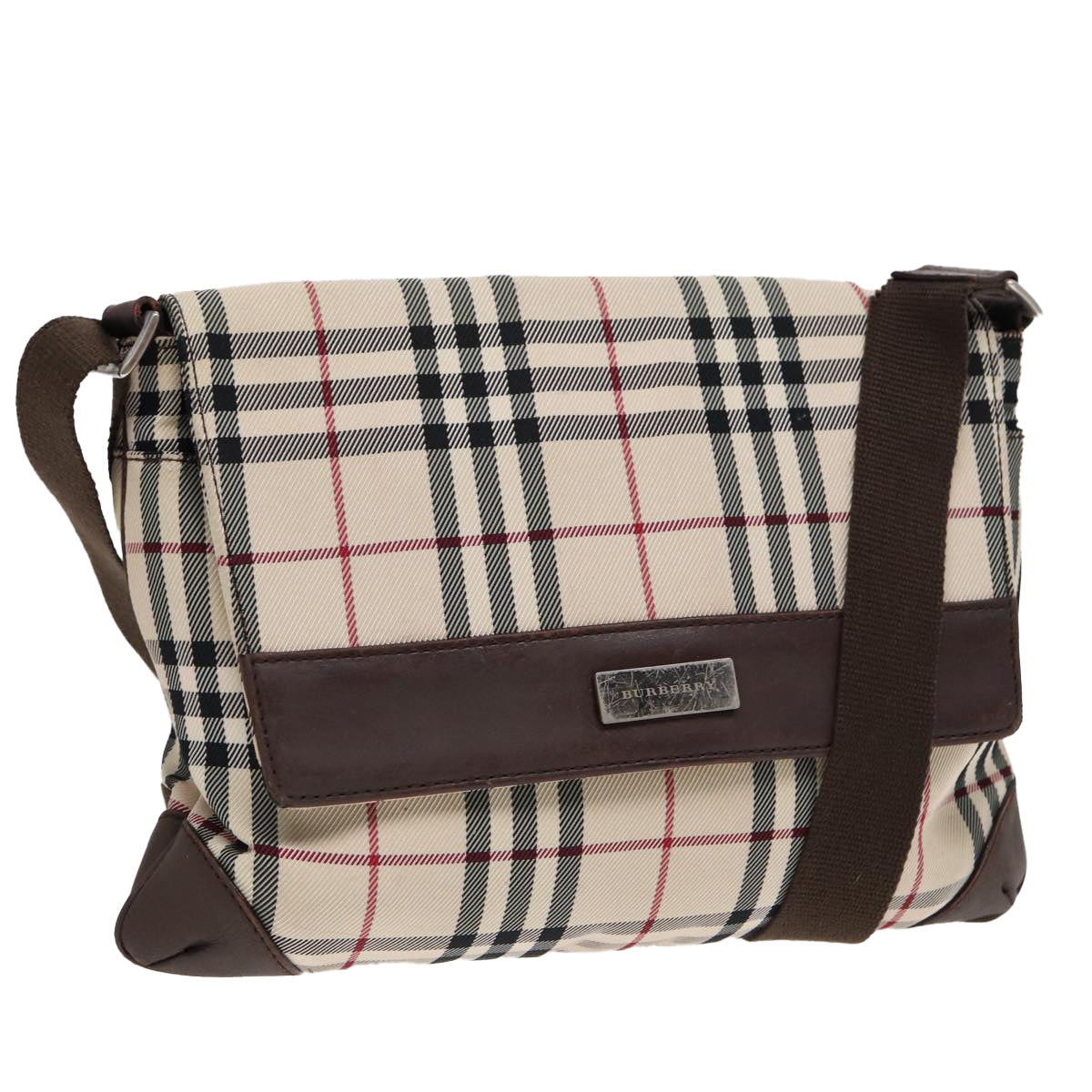 Burberry Nova Auth Nylon Beige Shoulder Bag Style 2