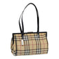 Burberry Nova Auth Leather Beige Shoulder Bag Style 7
