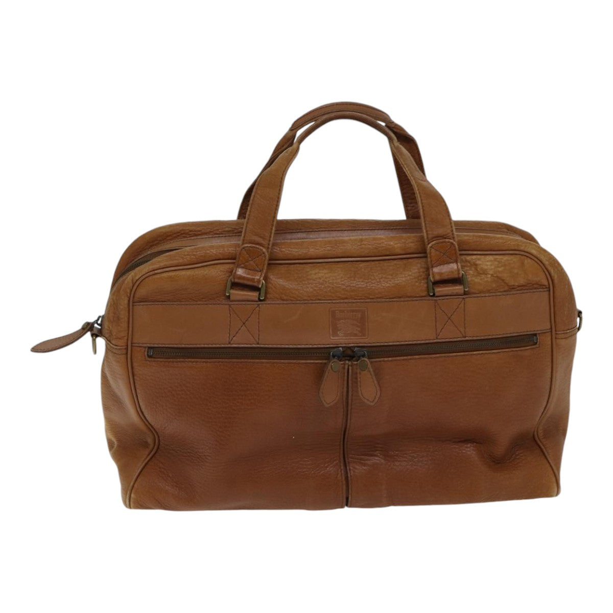 Burberry BurberrySs Boston Leather Brown Handbag