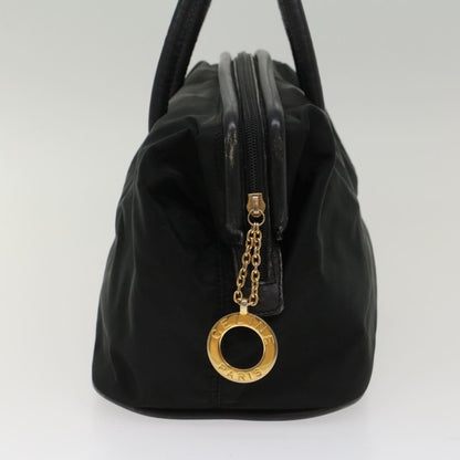 Luxury CELINE Shoulder Bag Nylon Black 6872