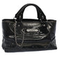 Luxury CELINE Hand Bag Coated Canvas Black 7601