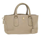 Luxury CELINE Hand Bag Leather Beige 8421