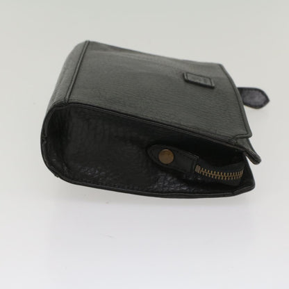 Burberry BURBERRYSs Auth Leather Black Clutch Bag Style 7