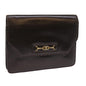 Luxury CELINE Clutch Bag Leather Brown 8620