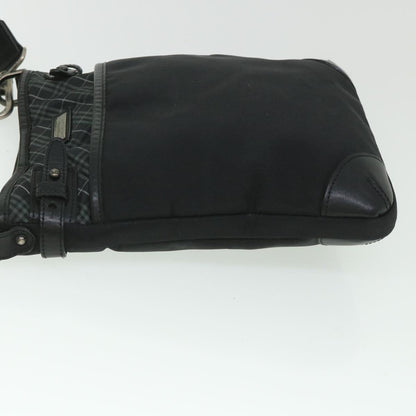 Burberry Auth Nylon Black Shoulder Bag Style 4