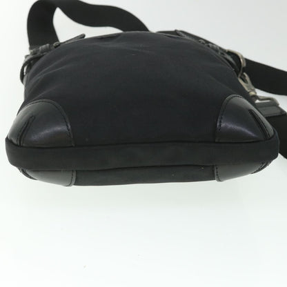 Burberry Auth Nylon Black Shoulder Bag Style 4